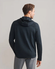 Founders Golf Hoodie -- Black/Tidal Green