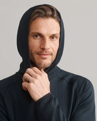 Founders Golf Hoodie -- Black/Tidal Green