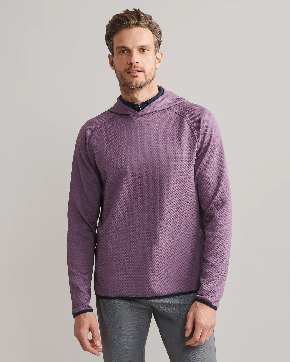 Founders Golf Hoodie -- Shadow Plum/True Navy