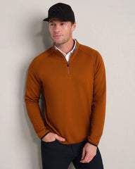 [OFFLINE] Founder's Golf 1/4 Zip -- Dark Caramel