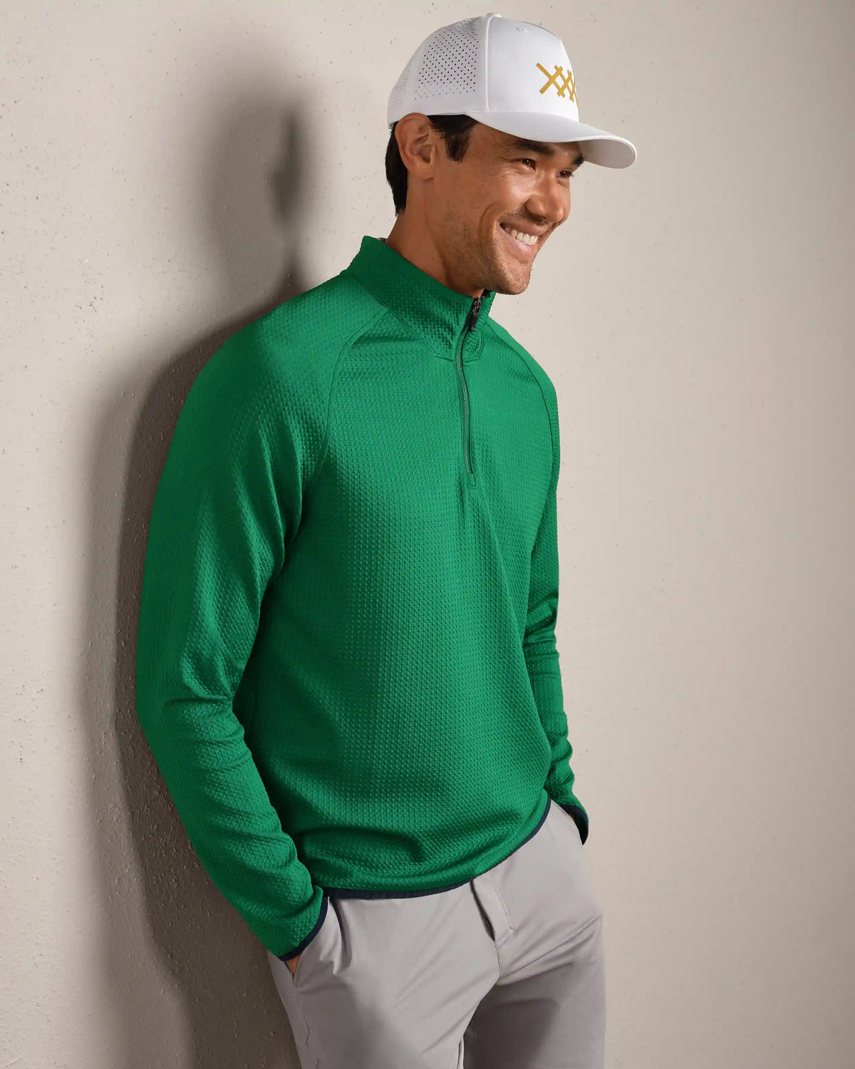 Founder's Golf 1/4 Zip -- Fern Green