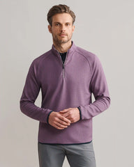 Founder's Golf 1/4 Zip -- Shadow Plum/True Navy