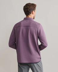 Founder's Golf 1/4 Zip -- Shadow Plum/True Navy