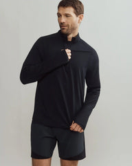 Glacier 1/4 Zip -- Black