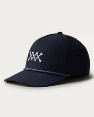 Golf Rope Hat -- True Navy/White