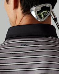 Golf Sport Polo -- Gray Stripe