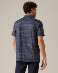 Golf Sport Polo -- Navy Micro Camo