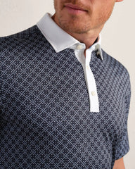 Golf Sport Polo -- True Navy Circle Geo