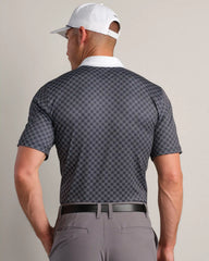 Golf Sport Polo -- True Navy Circle Geo