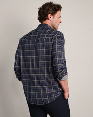 Hardy Flannel -- Fatigue Green/True Navy Plaid