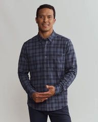 Hardy Flannel Shirt -- Vintage Indigo Plaid