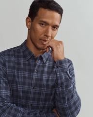 Hardy Flannel Shirt -- Vintage Indigo Plaid