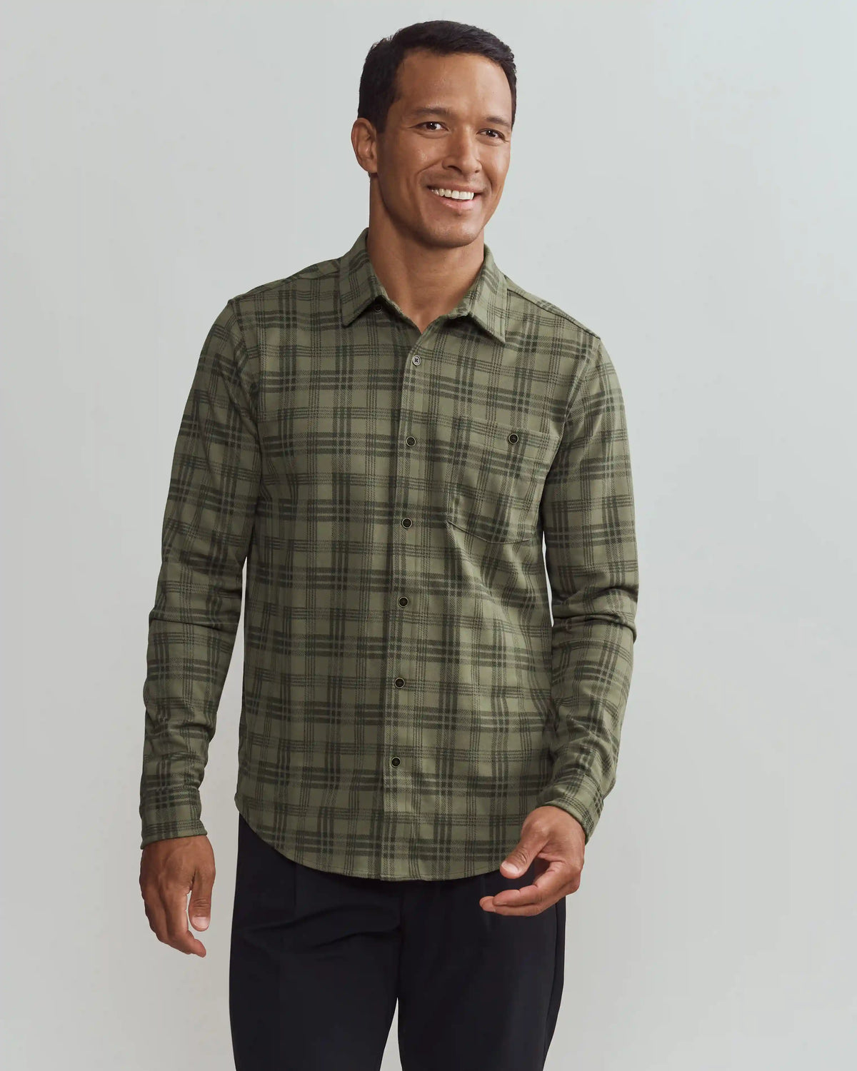 Hardy Flannel Shirt -- Sea Turtle Green Plaid