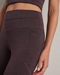 Heather Revive™ Pocket Legging -- Deep Mauve Heather