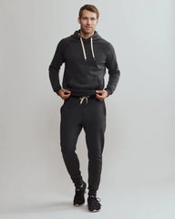 Heritage Midweight Hoodie -- Black Heather