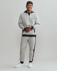 Heritage Midweight Hoodie -- Heather Gray/Black Heather