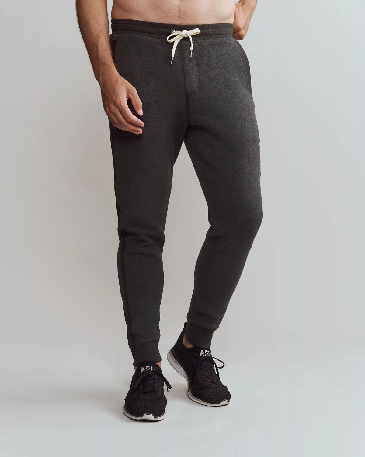 Heritage Midweight Sweatpant -- Black Heather