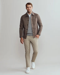 Highlands Chore Coat -- Savannah Tan/Chocolate Chip