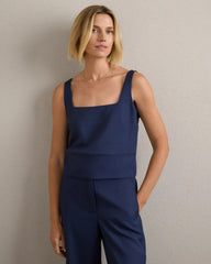 Horizon Tank -- Navy Blue