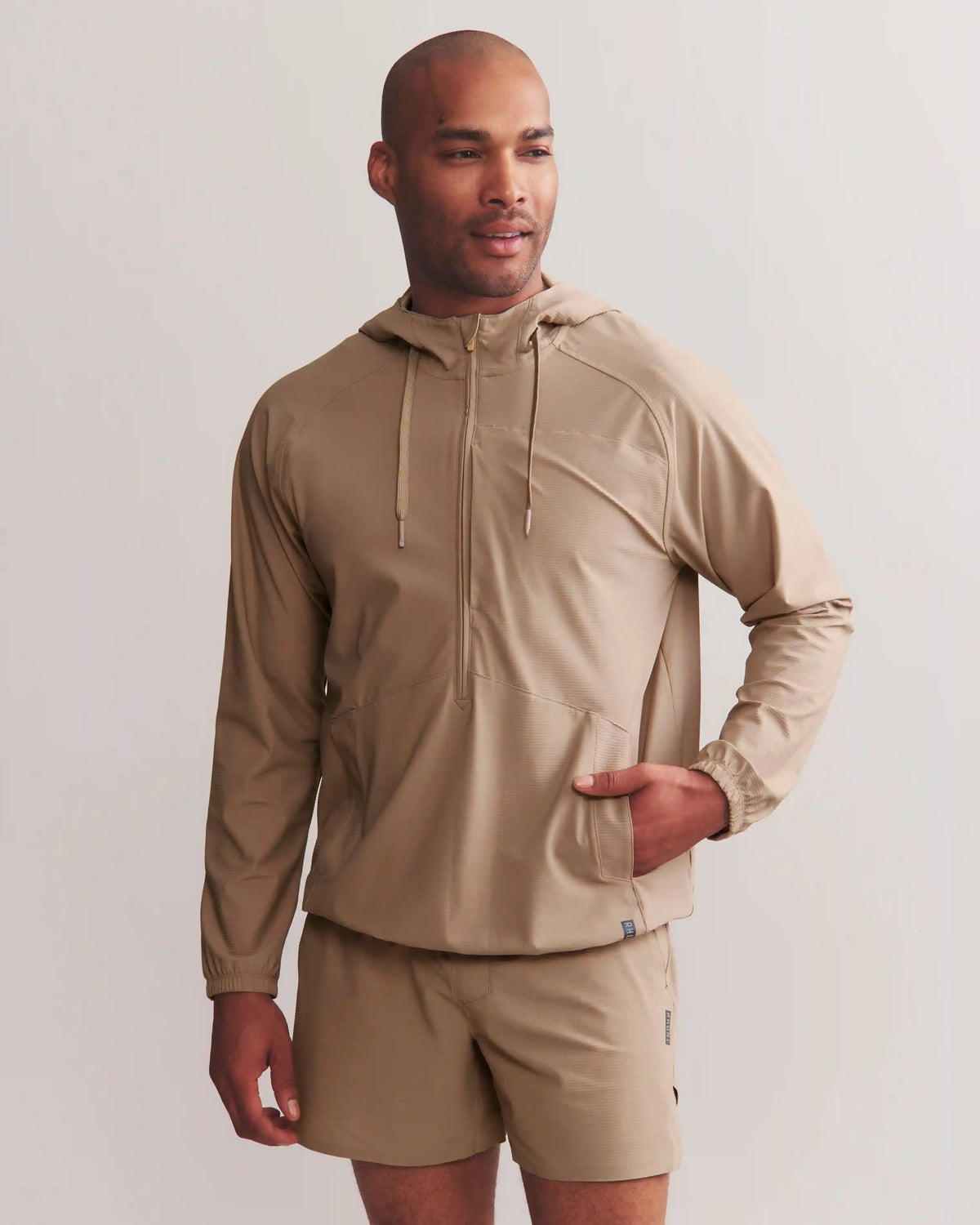 Invictus Ripstop Anorak -- Taupe Brown