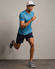 Invictus Training Tee V2 -- Azure Blue Heather