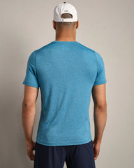 Invictus Training Tee V2 -- Azure Blue Heather