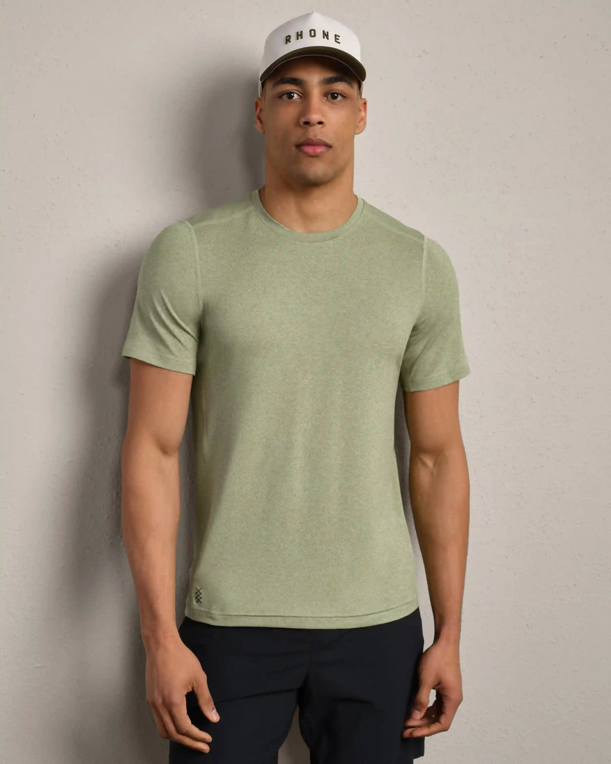 Invictus Training Tee V2 -- Dusty Sage Heather