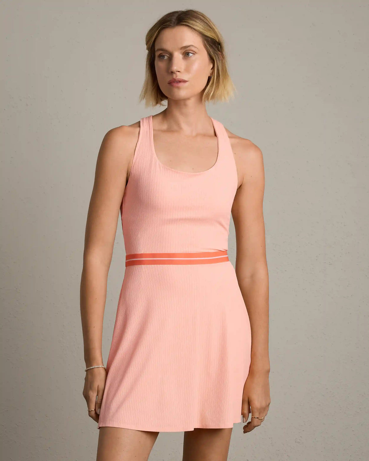 LightSpeed Court Dress -- Coral Blush