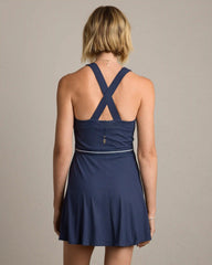 LightSpeed Court Dress -- Navy Blue