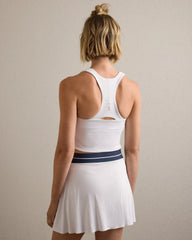 LightSpeed Court Longline Bra -- Snow White