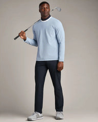 Links Golf Crew Neck -- Arctic Blue