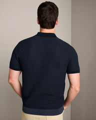 Mercer Knit Polo -- True Navy
