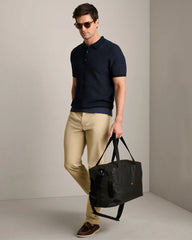 Mercer Knit Polo -- True Navy