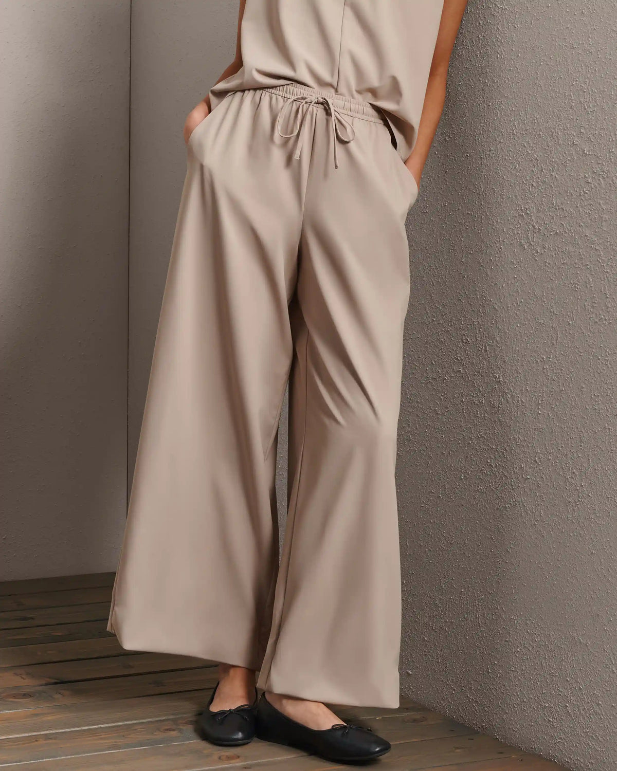 Mirage Ankle Pant -- Beige Stone