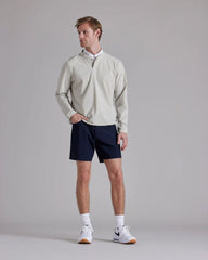 Momentum Golf Snap Crew Neck -- Navy