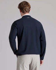 Momentum Golf Snap Crew Neck -- True Navy