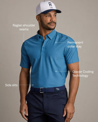 Momentum Tech Polo -- White Onyx Honeycomb