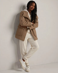 Monterey Quilted Jacket -- Desert Taupe