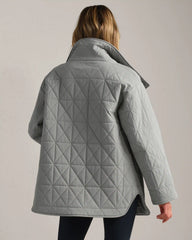 Monterey Quilted Jacket -- Grey Sky