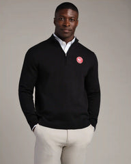 NBA Commuter® 1/4 Zip Sweater -- Black -- Atlanta Hawks