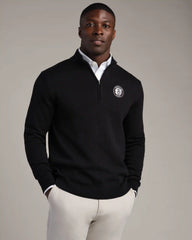 NBA Commuter® 1/4 Zip Sweater -- Black -- Brooklyn Nets