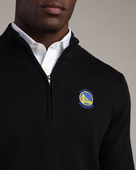 NBA Commuter® 1/4 Zip Sweater -- Black -- Golden State Warriors