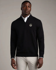 NBA Commuter® 1/4 Zip Sweater -- Black -- Milwaukee Bucks