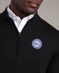 NBA Commuter® 1/4 Zip Sweater -- Black -- Philadelphia 76ers