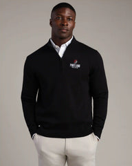 NBA Commuter® 1/4 Zip Sweater -- Black -- Portland Trailblazers