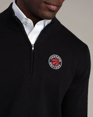NBA Commuter® 1/4 Zip Sweater -- Black -- Toronto Raptors