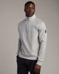 NBA Heritage Midweight 1/4 Zip -- Heather Gray -- Cleveland Cavaliers