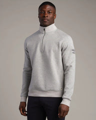 NBA Heritage Midweight 1/4 Zip -- Heather Gray -- New Orleans Pelicans