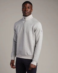NBA Heritage Midweight 1/4 Zip -- Heather Gray -- Sacramento Kings
