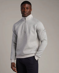 NBA Heritage Midweight 1/4 Zip -- Heather Gray -- Utah Jazz